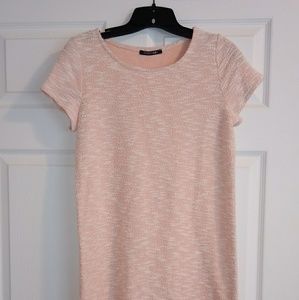 Textured T-shirt dress